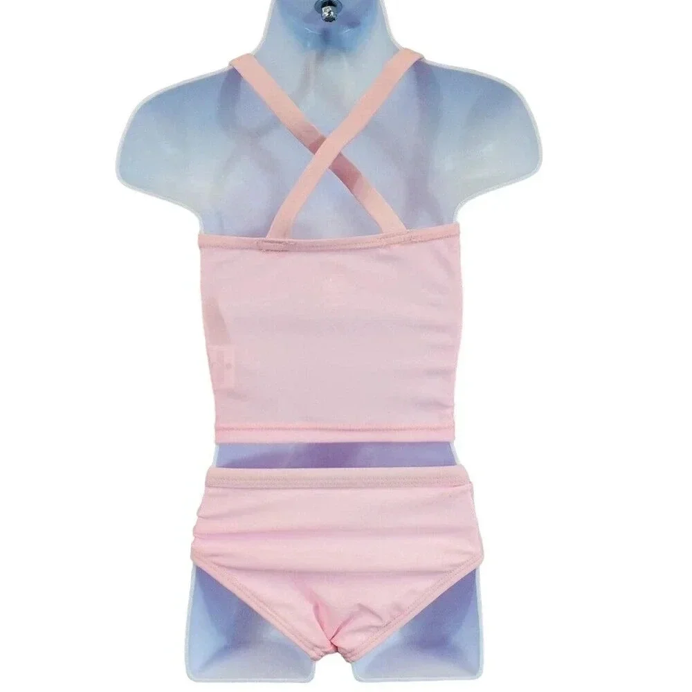 18m Baby Girls Sunshine Tankini Two Piece Swimsuit Summer Swimwear